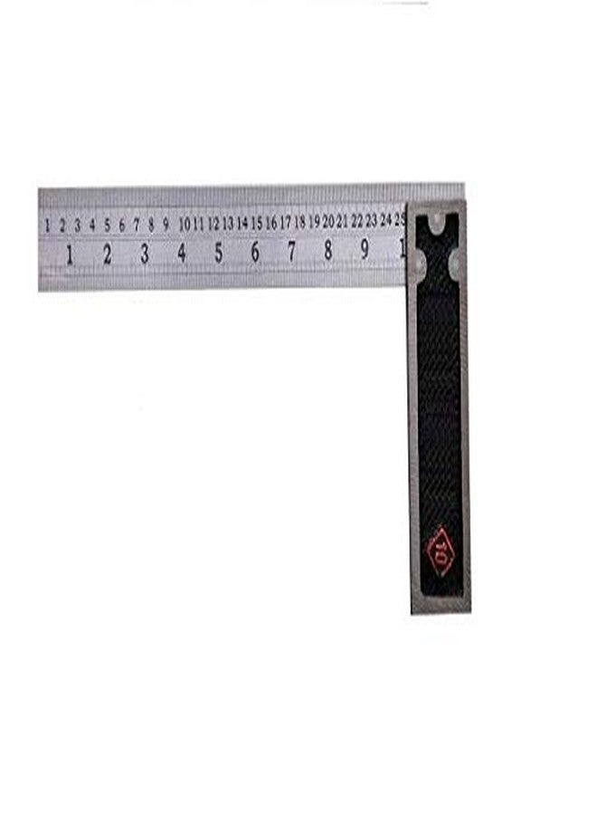 STONE 90 Degrees Stainless Steel Try Square Scale Ruler Measurement Tool - Image 5